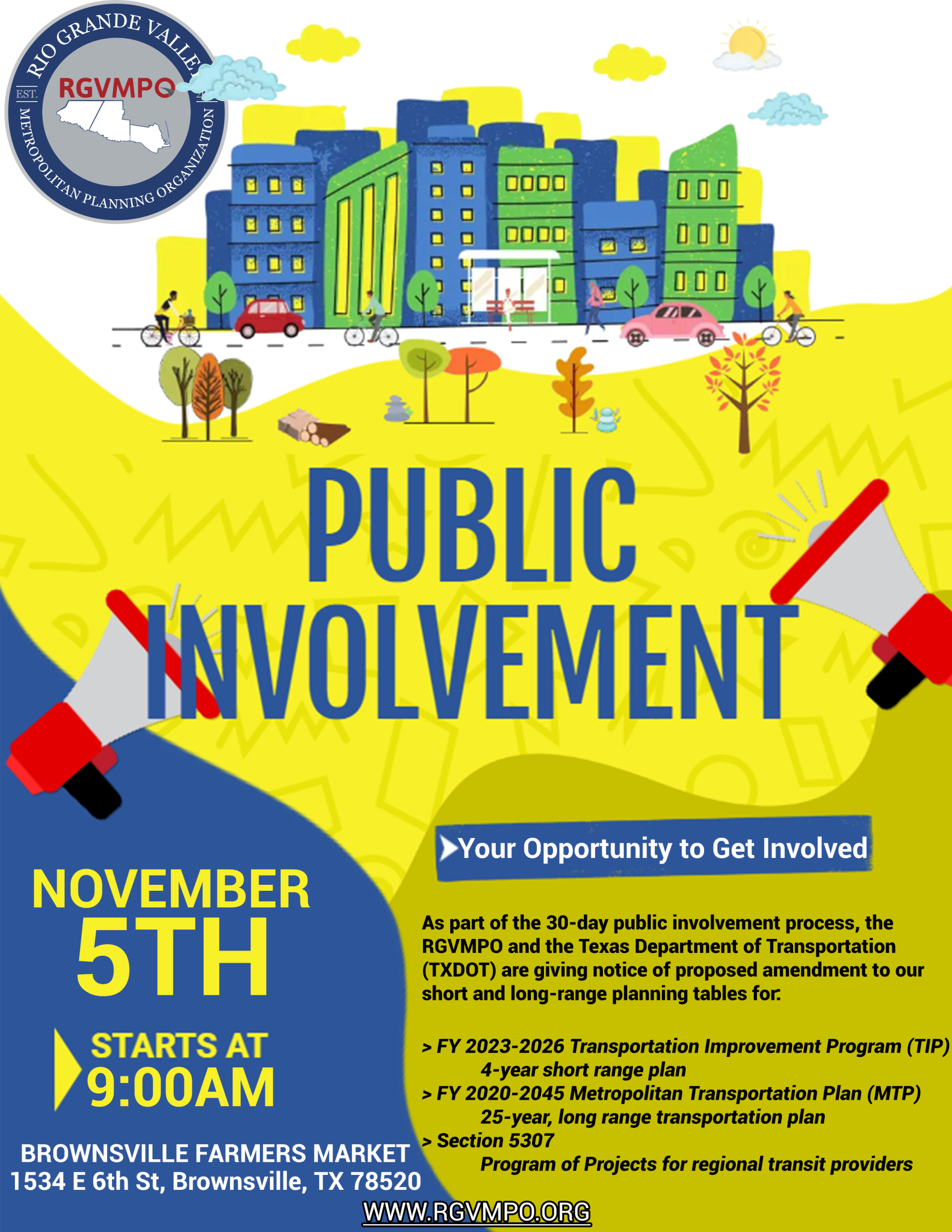 Public Involvement- BROWNSVILLE FARMERS MARKET