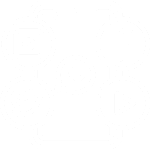 social media mobile icon